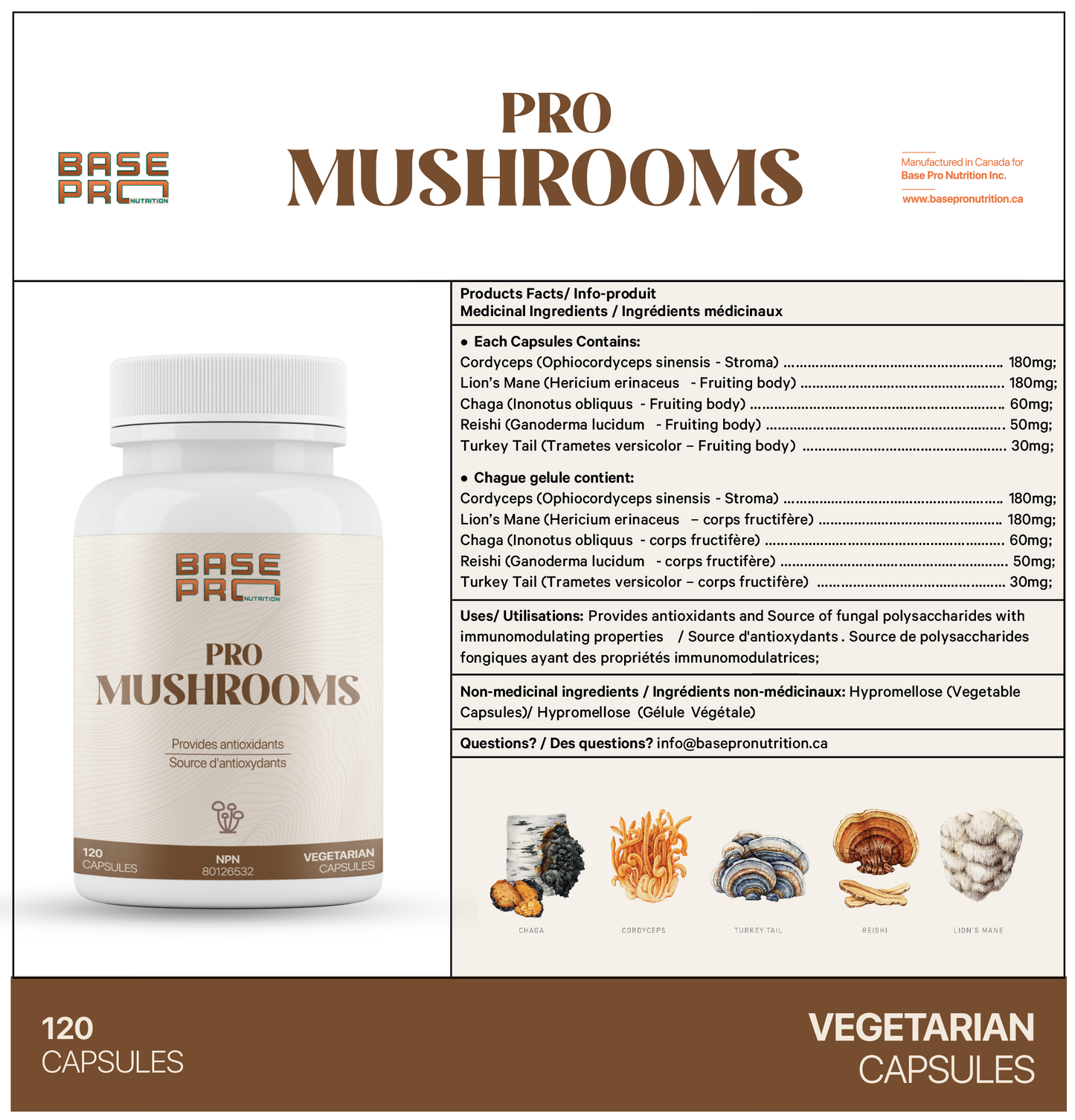 Pro Mushrooms - Capsules